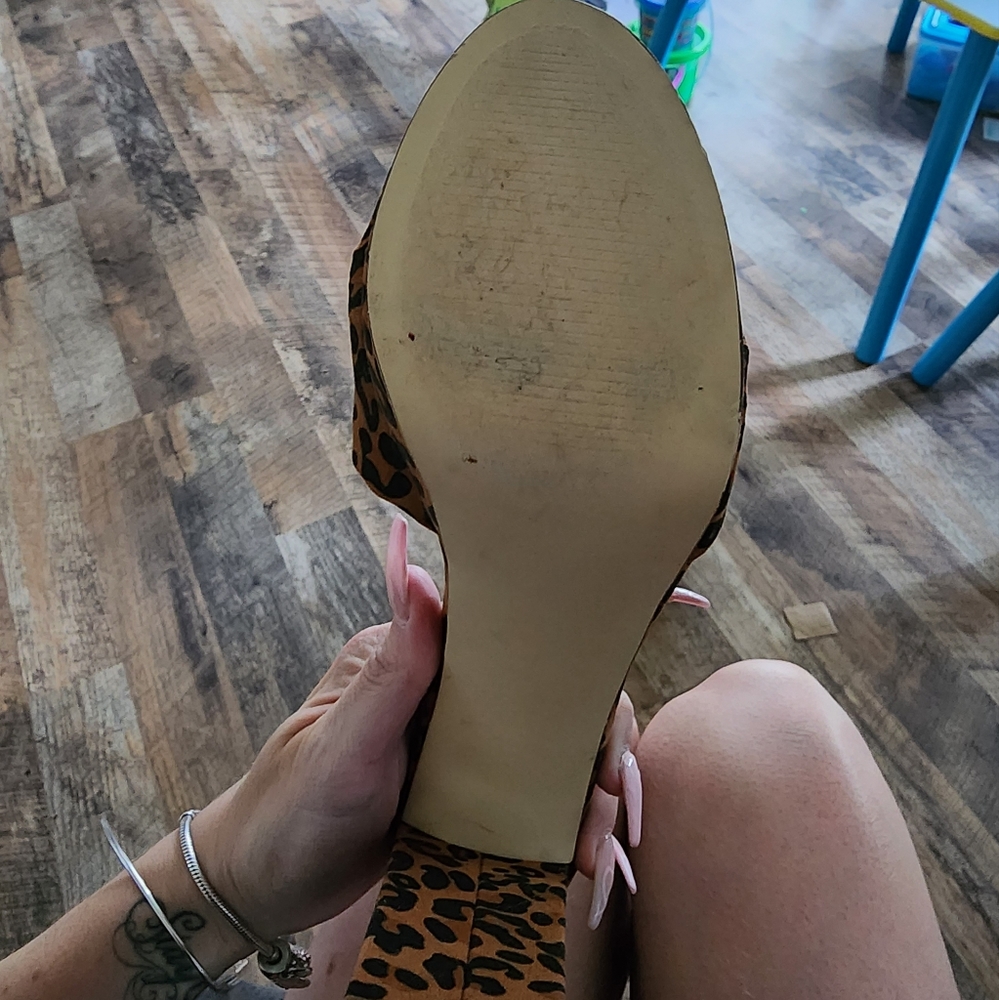 Leopard Print Heels - Picture 7 of 8